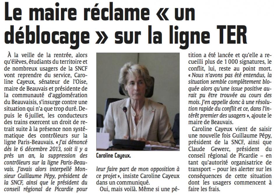 20140901-CP-Beauvais-Le maire réclame « un déblocage » sur la ligne TER