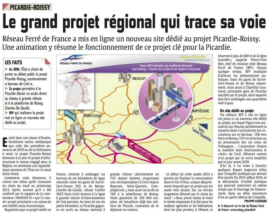 20140908-CP-Picardie-Le grand projet régional qui trace sa voie [SNCF, Roissy-Picardie]